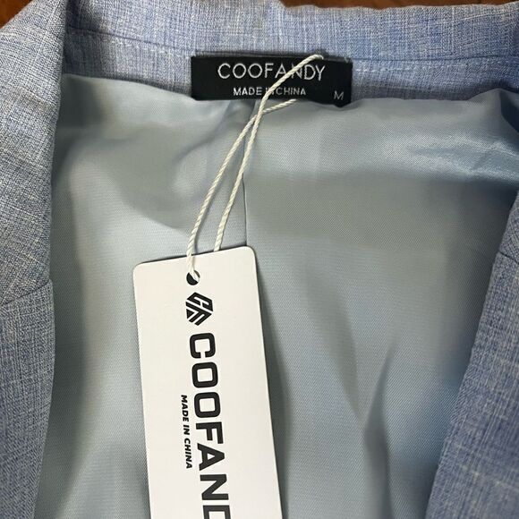 COOFANDY Men's Blazer Casual Sport Coats Slim Fit One Button Suit Jacket - Picture 10 of 16